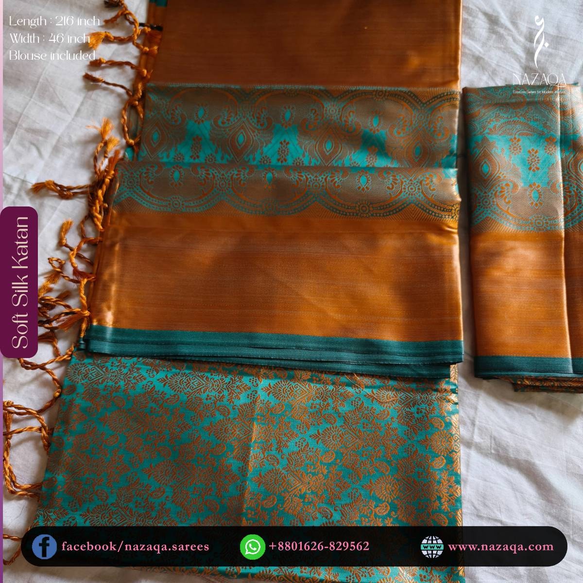 Soft Silk Katan Saree Image