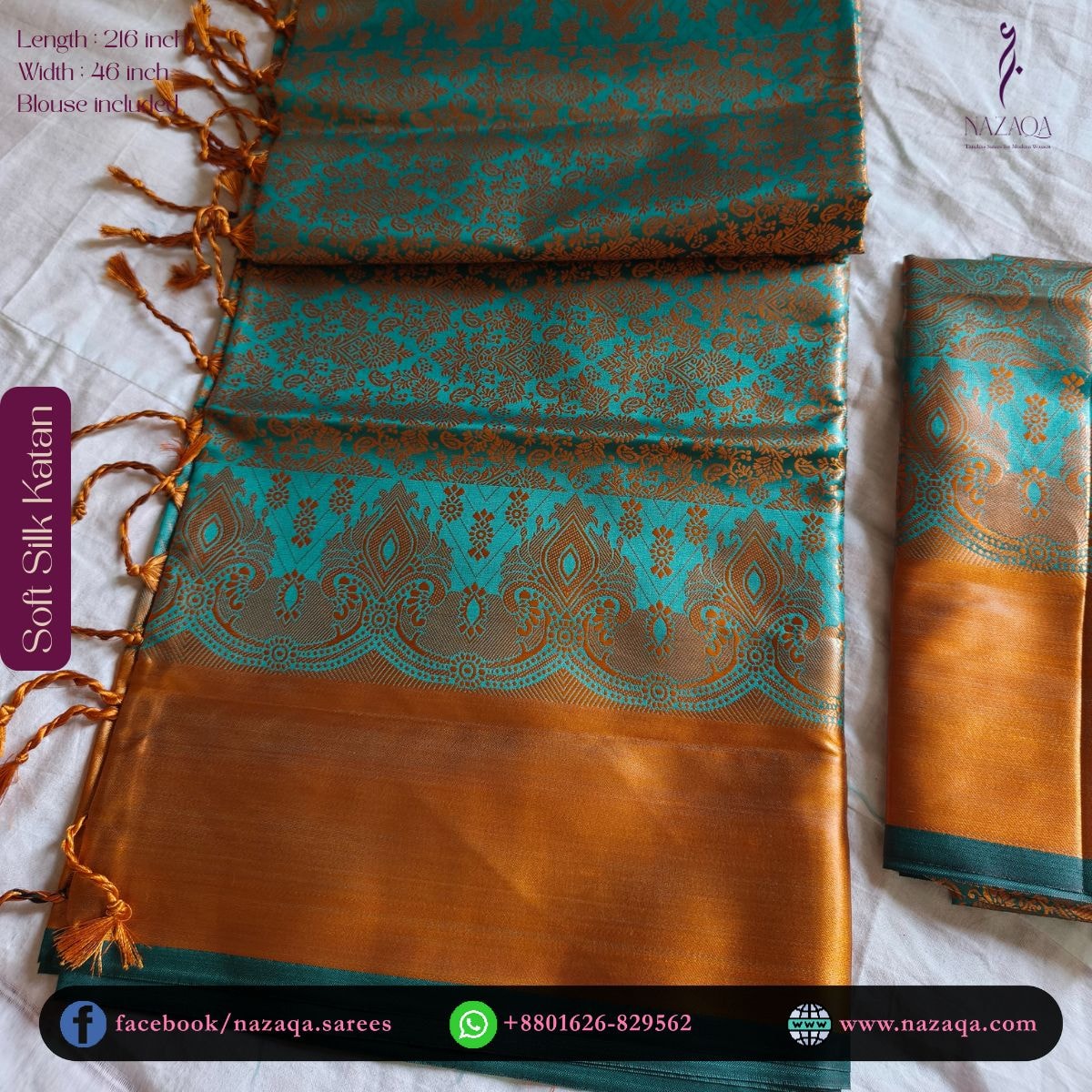 Soft Silk Katan Saree Image